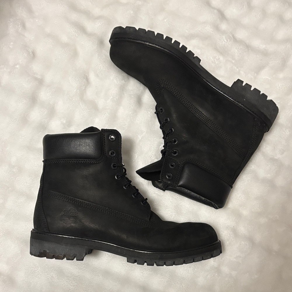 Timberland Men's Dark Leather Boots